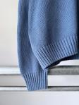 CHAPS Oversized Blue Cotton Sweater