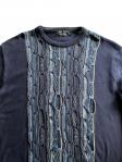 old Coogi Style Design Knit Sweater