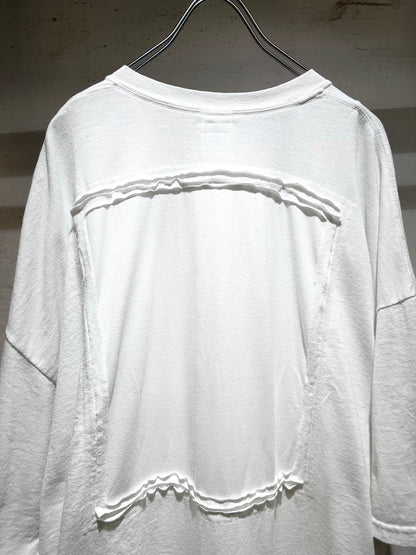 REMAKEBYK CUT OUT TEE big box silhouette