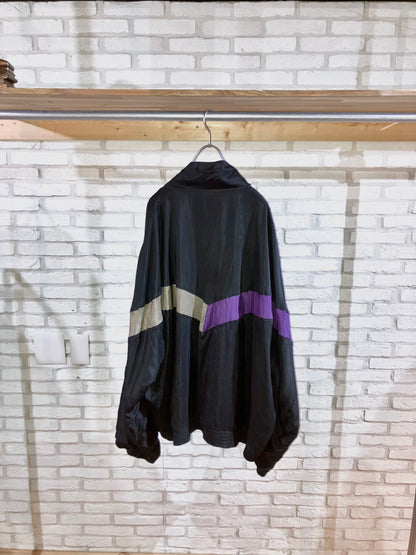 "BILL BLASS" Old Oversized Design Silk Blouson