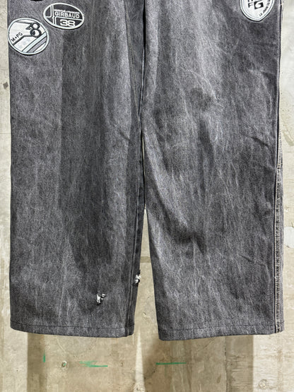 Marithe Francois Girbaud Patch Design Denim Pants