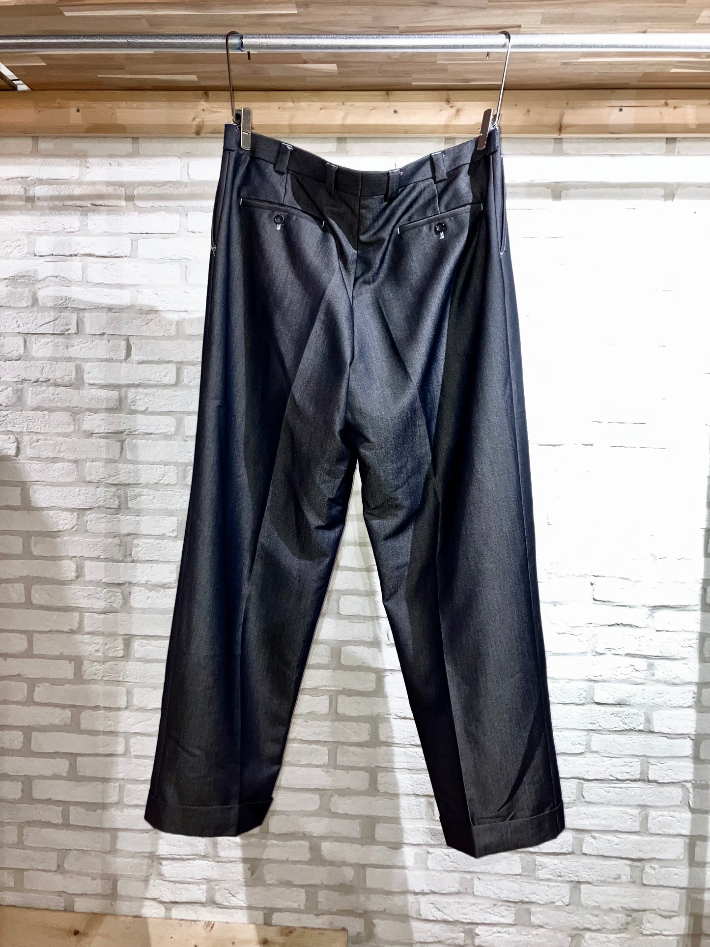 00s Super Wide Iridescent Slacks