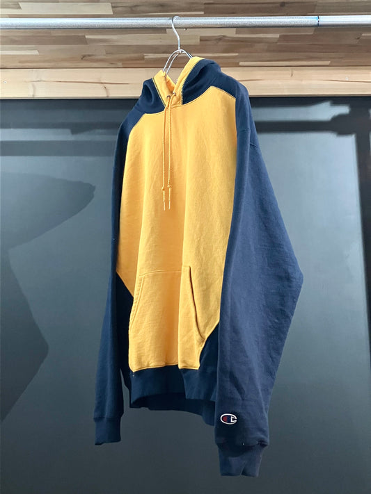 "Champion" 00s Bi-color Design Hoodie