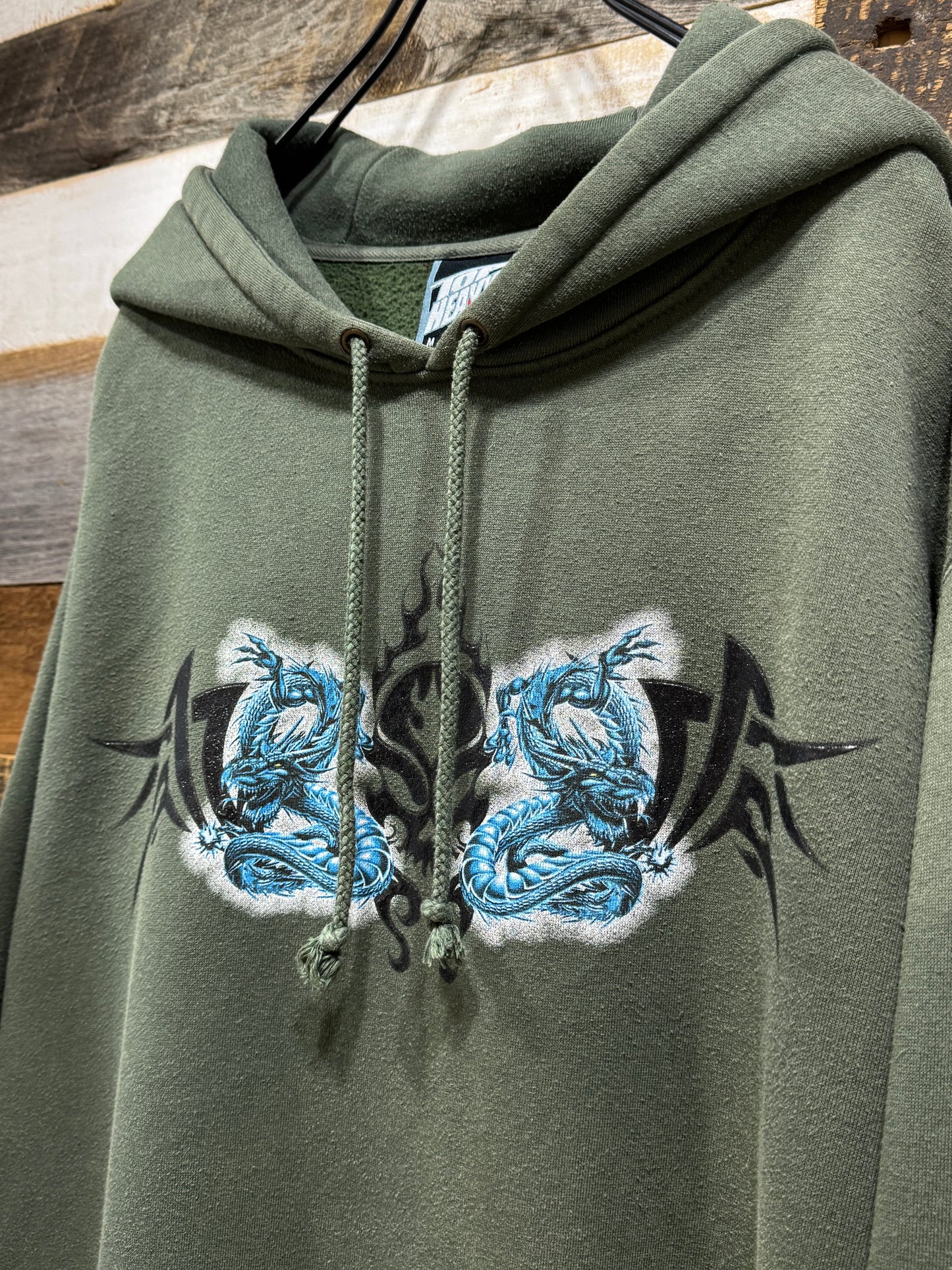 00s Top Heavy Tribal Dragon Hoodie