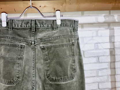 Old Color Denim Wide Shorts
