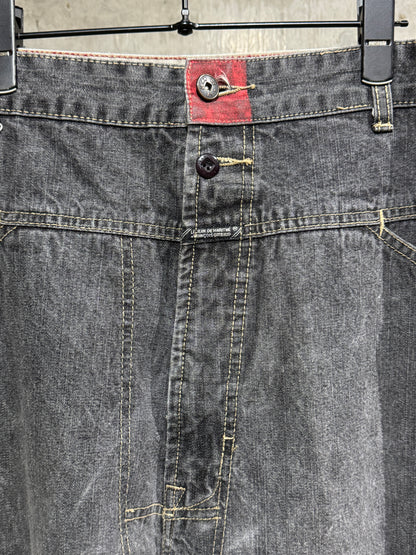 Marithe Francois Girbaud Patch Design Denim Pants