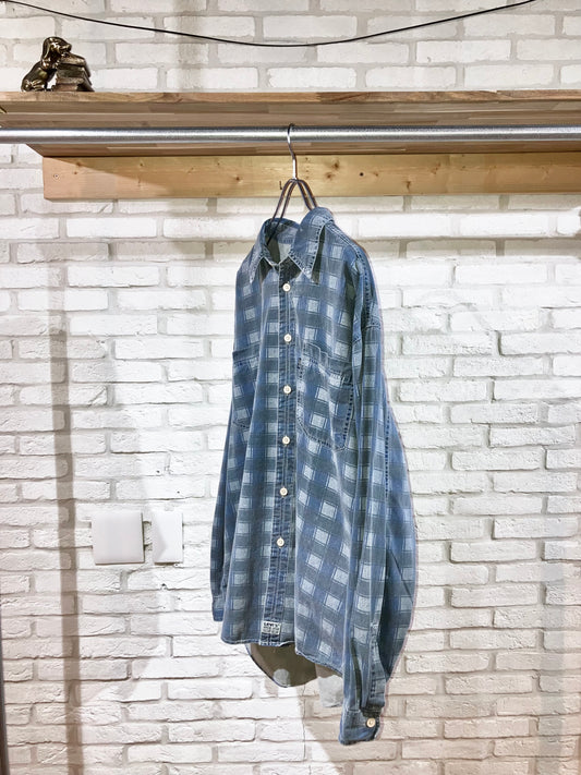 "Levi's" Old Printed Check Shirt