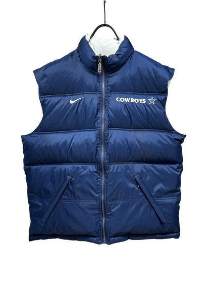 90s Nike Cowboys Reversible Down Vest