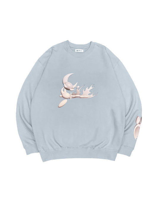 PE.°CORE FIRE SWORD SWEATSHIRT (LIGHT BLUE)