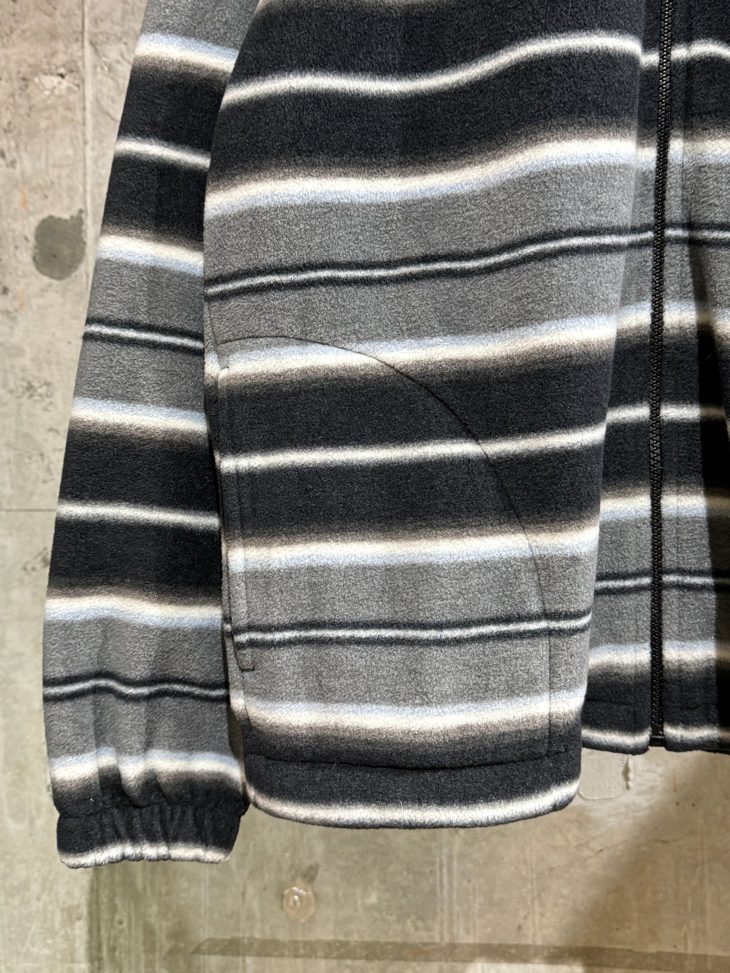 00's Striped Fleece Jacket