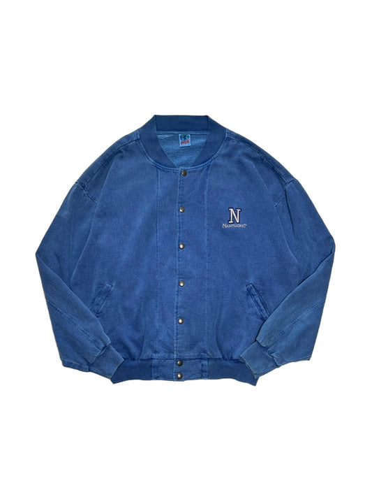 old Sun Blue Lightweight Varsity Jacket