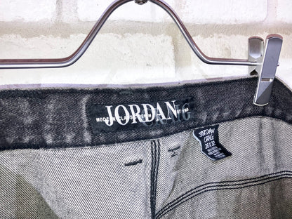 Old Distressed Wide Denim Pants