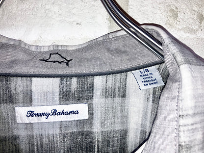 "Tommy Bahama" Old Check Silk Shirt