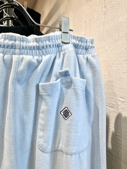 MECCA Ice Blue velours pants