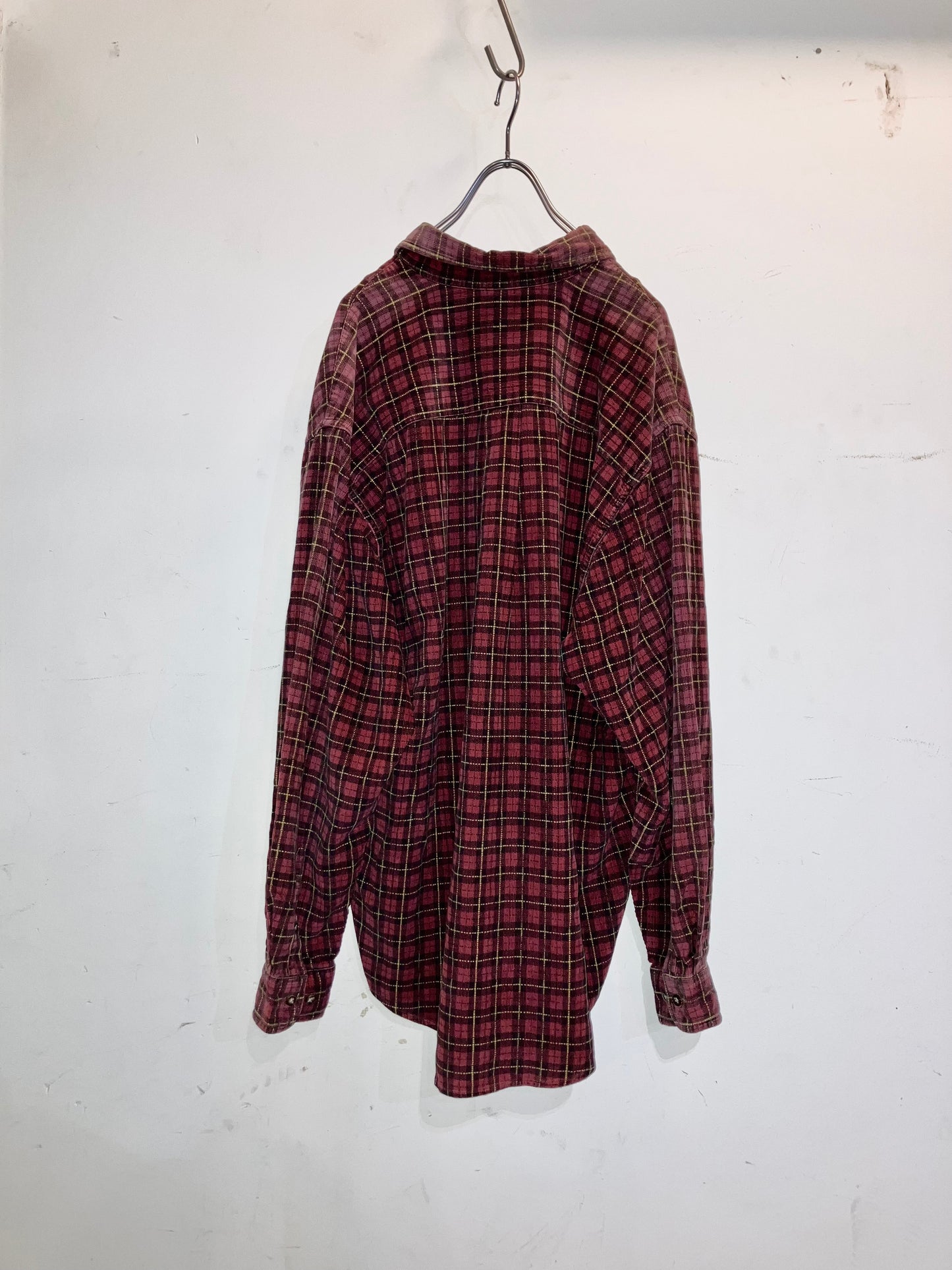 "Eddie Bauer" 00s Couduroy Check Shirt
