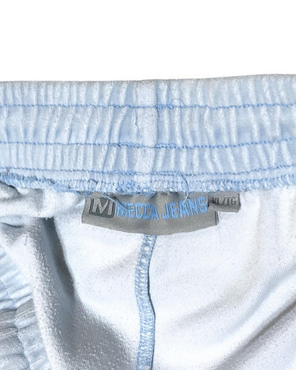 MECCA Ice Blue velours pants