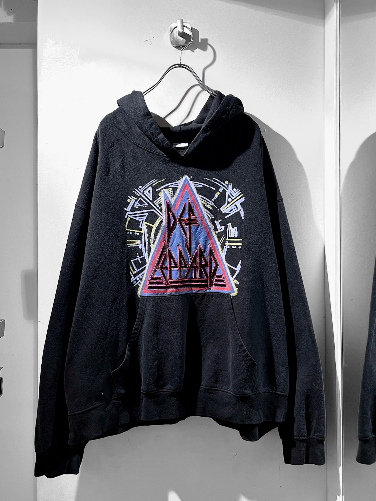 Def Leppard embroidery big silhouette hoodie