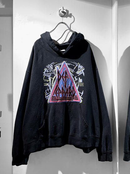 Def Leppard embroidery big silhouette hoodie