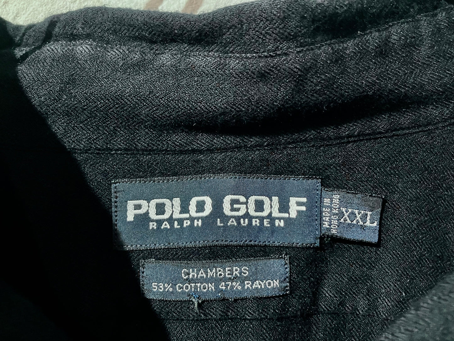 "POLO GOLF" Old Oversized Cotton&Rayon Shirt