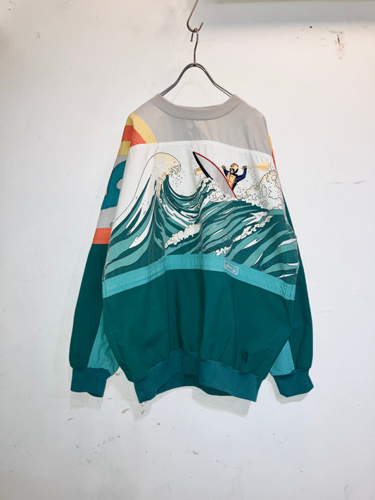 "adidas" Vintage Design Pollover Tops