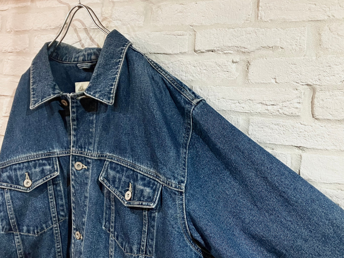 "Eddie Bauer" Old Design Denim JKT
