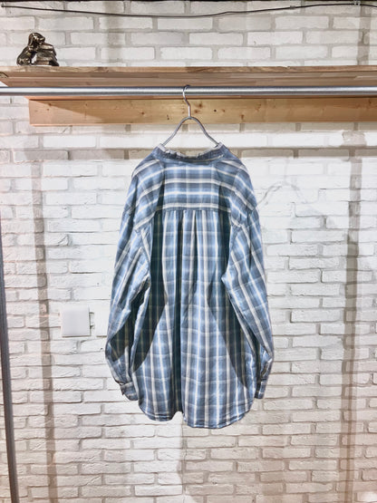 Old 2WAY Sleeve Check Shirt