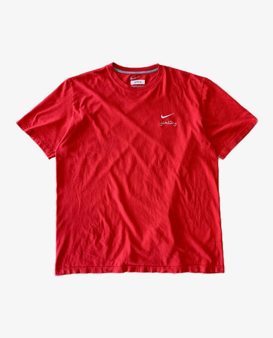 GAMBLING SWOOSH TEE RED