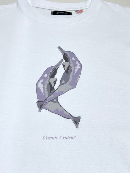 GAMBLING COSMIC CRUISIN' TEE (WHITE)