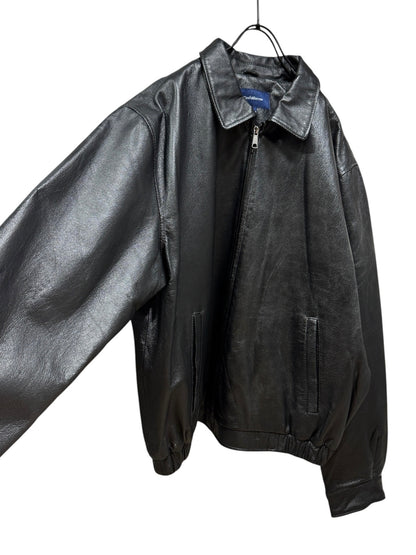 Old Croft & Barrow Leather  Zip Up Jacket