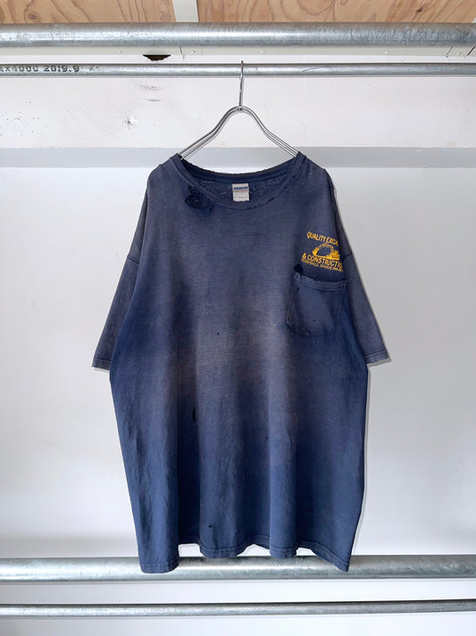 00s vintage Worn out Pocket T