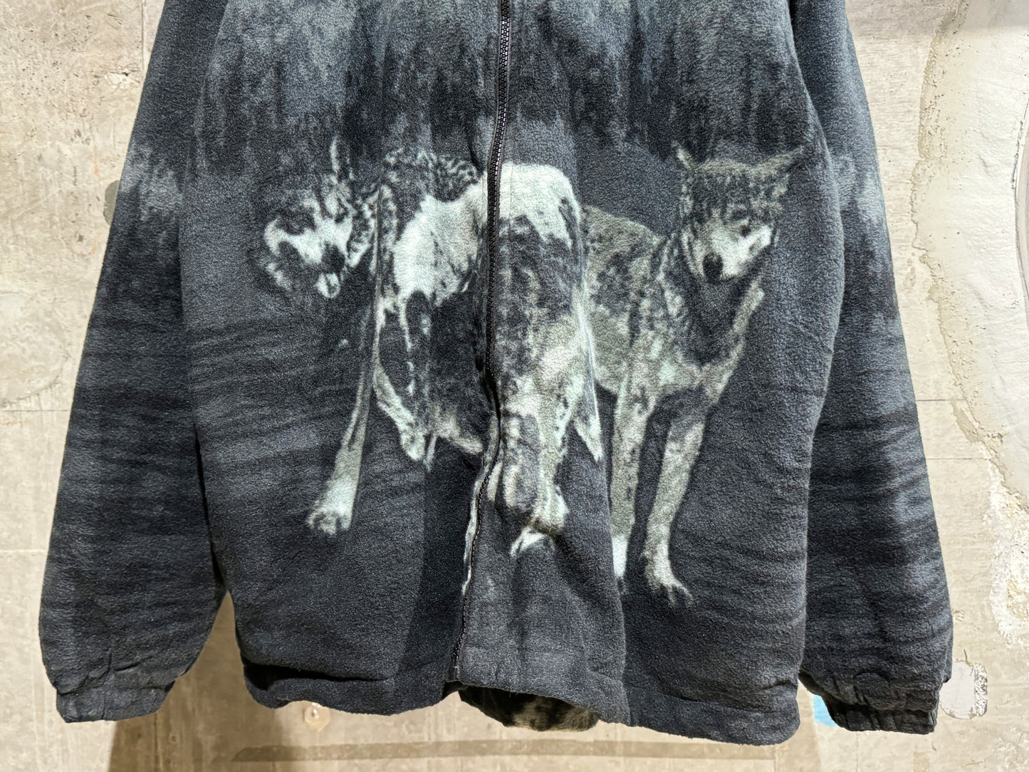 old  Sherpa-Lined Wolf's Fleece Jacket