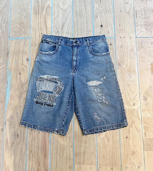 00s Focus Baggy Denim Shorts