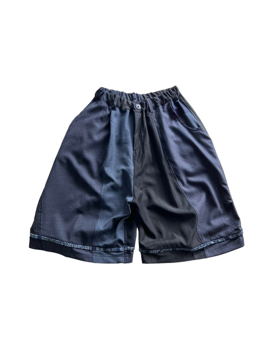 REMAKEBYK REBUILD SLACKS SHORTS NVY