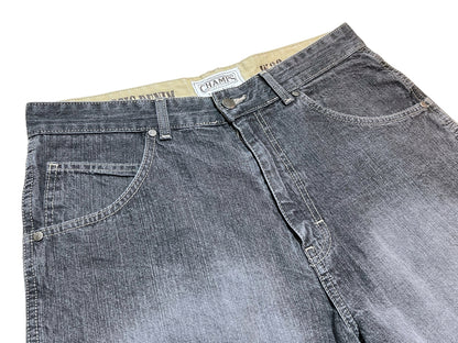 old Champs WideLeg Denim Shorts