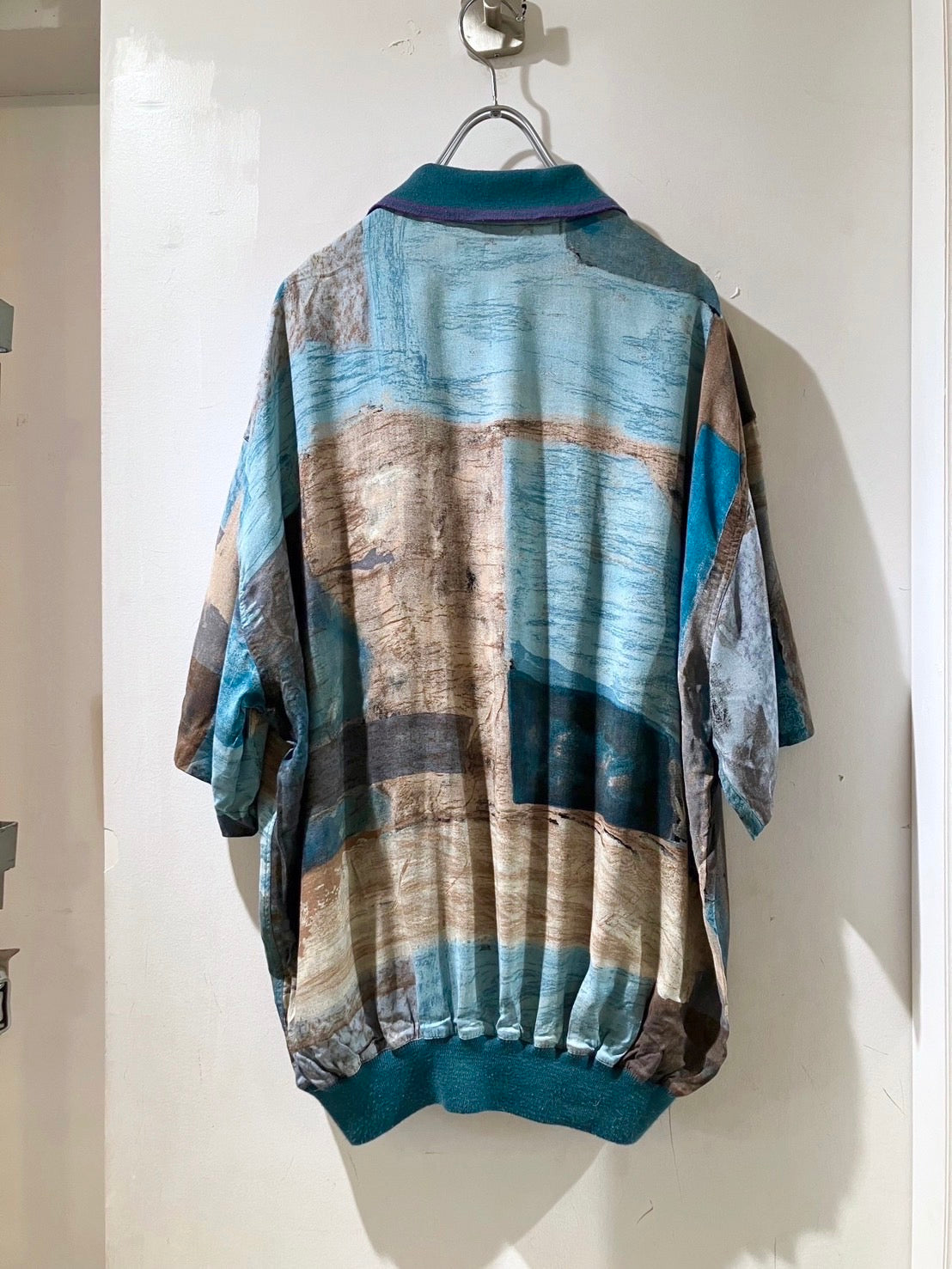 Vintage Viscose Pollover Shirt