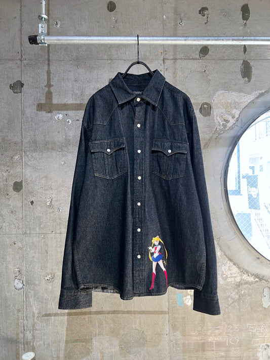 Sailor Moon Denim Western Shirt