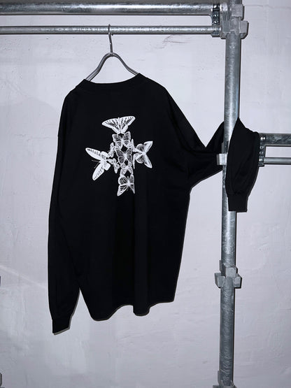 GAMBLING Faith Butterflies L/S Tee