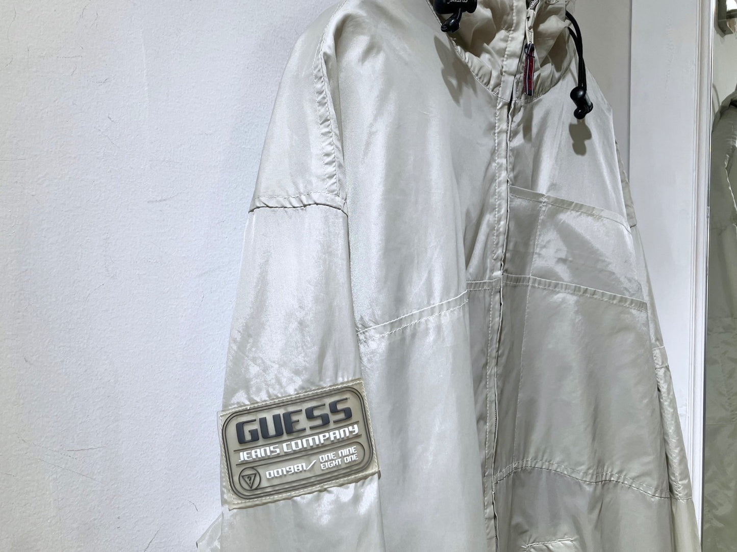 "GUESS" 00s Design Nylon Hoodie JKT