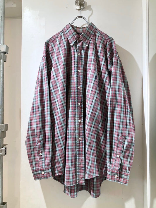 "Ralph Lauren" Old Oversized Check Shirt