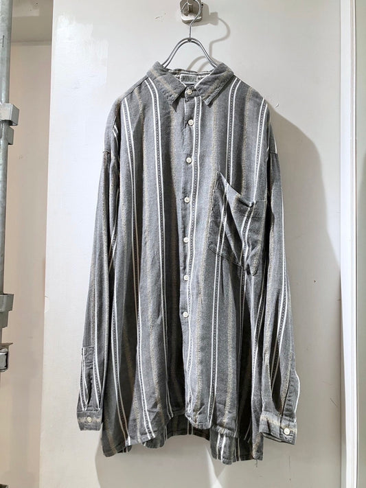 "UNIONBAY" Old Stripe Rayon Shirt