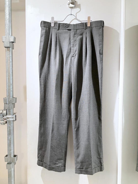 "GEOFFREY BEENE" 00s Check Wide Slacks