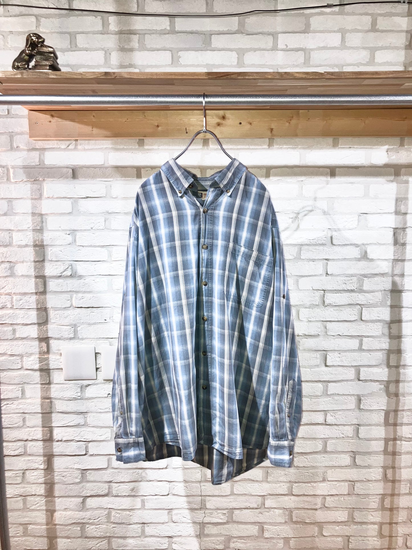 Old 2WAY Sleeve Check Shirt
