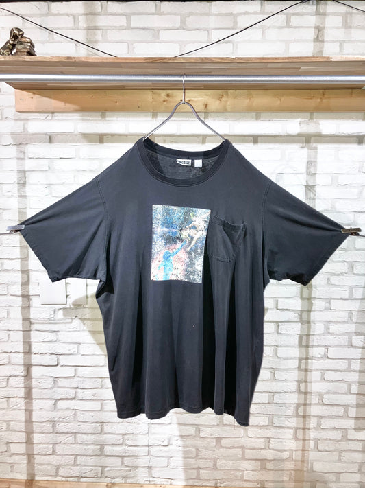 "KING SIZE" Old Super Big Pocket Printed Tee