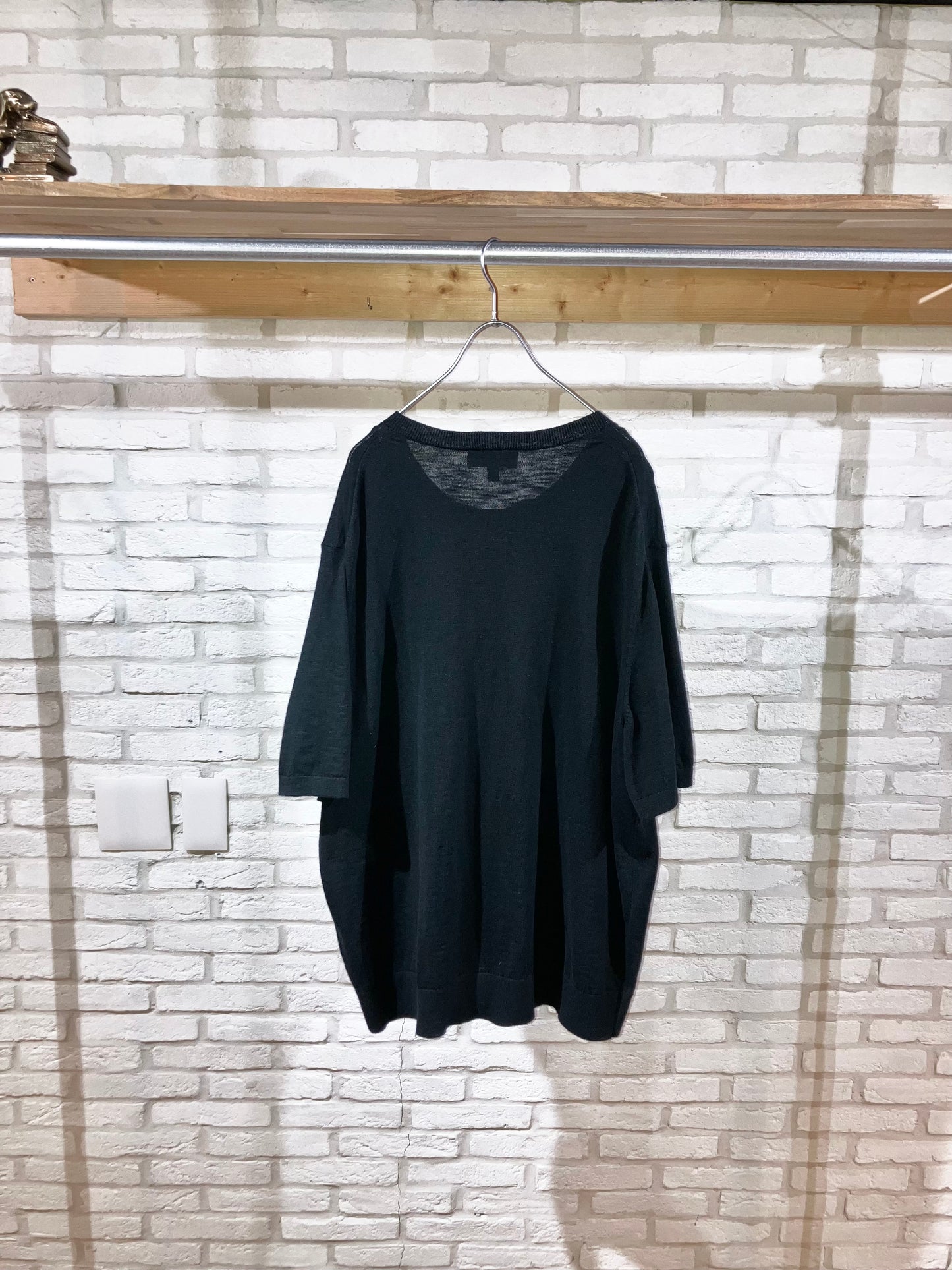 "BANANA REPUBLIC" 10s Knit Pocket Tee
