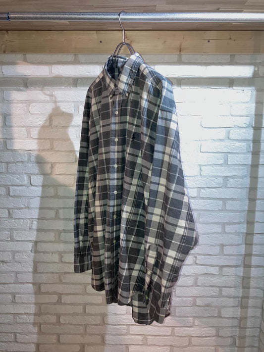 "Ralph Lauren" Old Gray&White Check Shirt