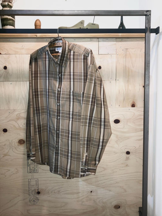 "PERRY ELLIS" Old Lam Color Check Shirt