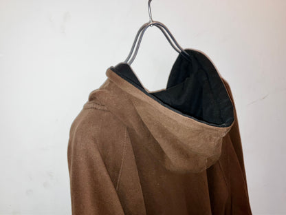 00s Oversized Double Face Zip Hoodie