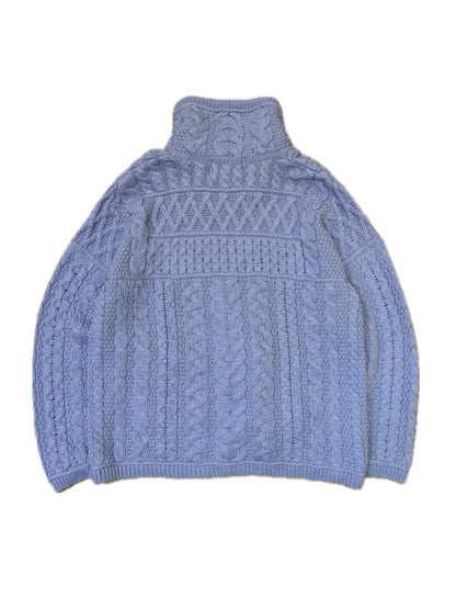 Aran Crafts Merino Wool Zip-up Cardigan