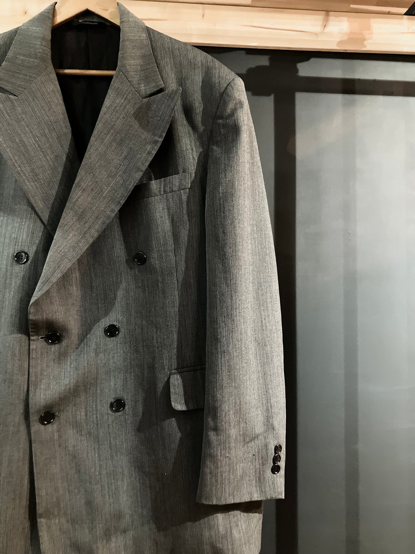 Vintage Double Breasted Stripe Suit