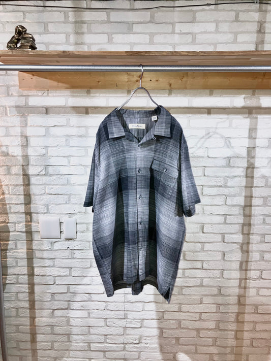 "Tommy Bahama" Old Silk&Cotton Check Shirt